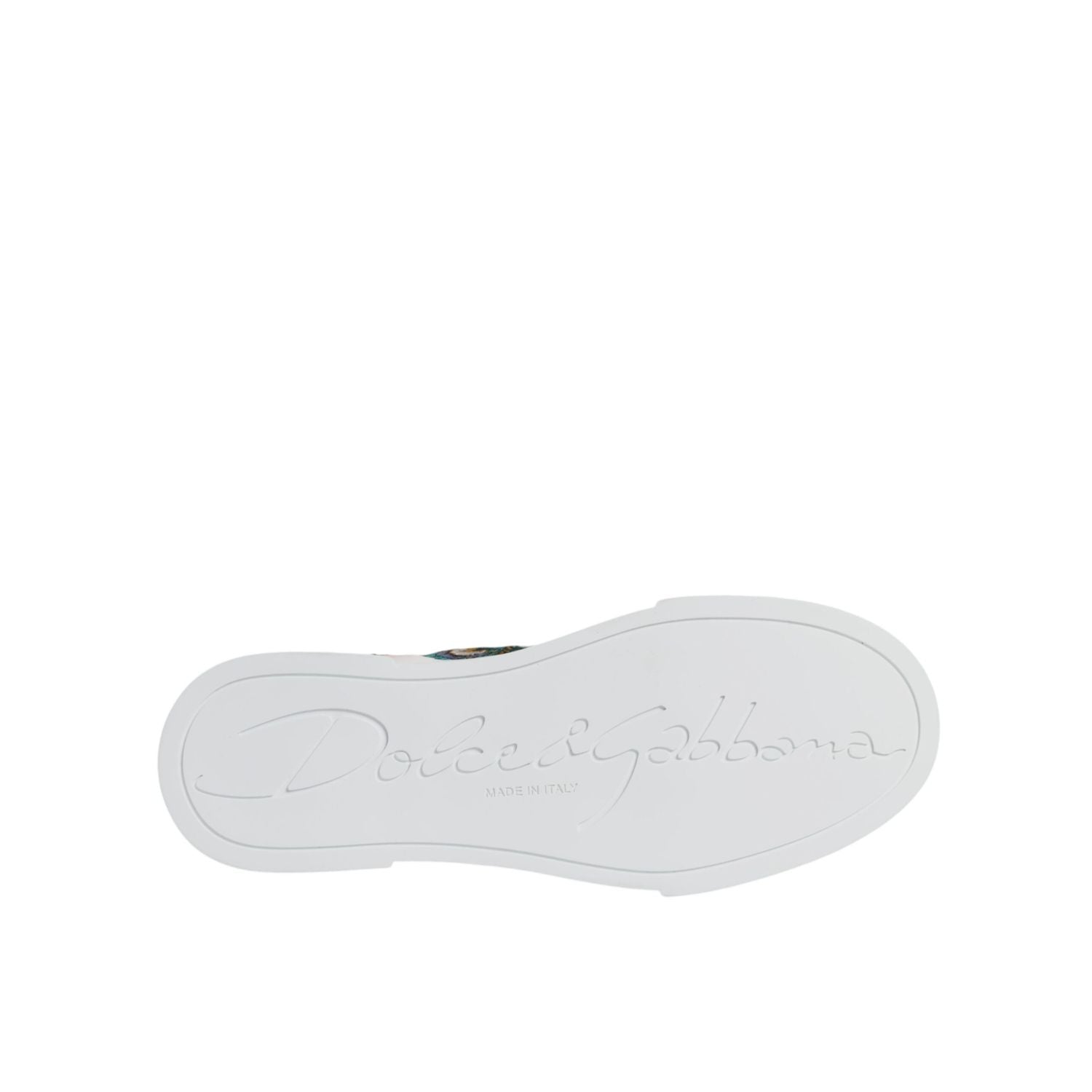 Dolce & Gabbana Multicolor Patchwork High Top Sneakers Shoes