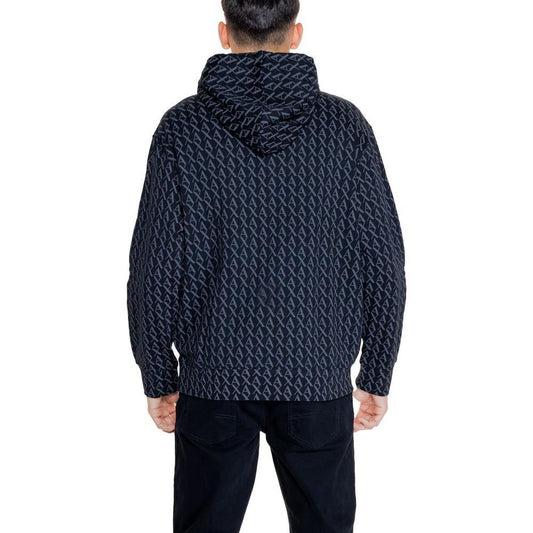 Armani Exchange Black Cotton Hoody