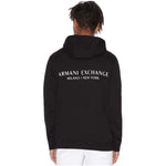 Armani Exchange Black Cotton Hoody