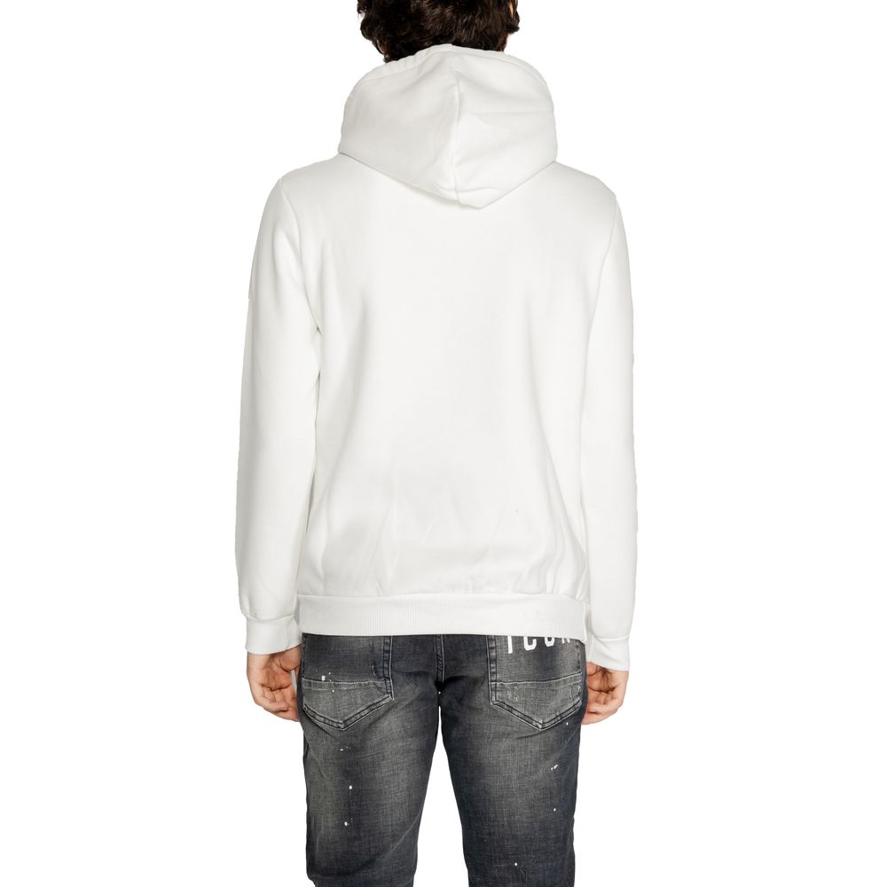Front view with bag zipped and handles upright.