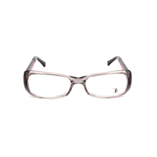 Front view of Tod's Gray Acetate Frames with 53/16/135mm measurements.