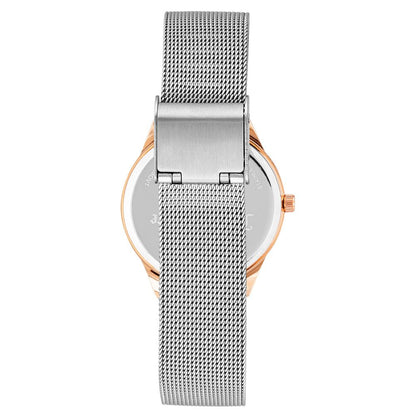 Juicy Couture Silver Stainless Steel Dress Watch