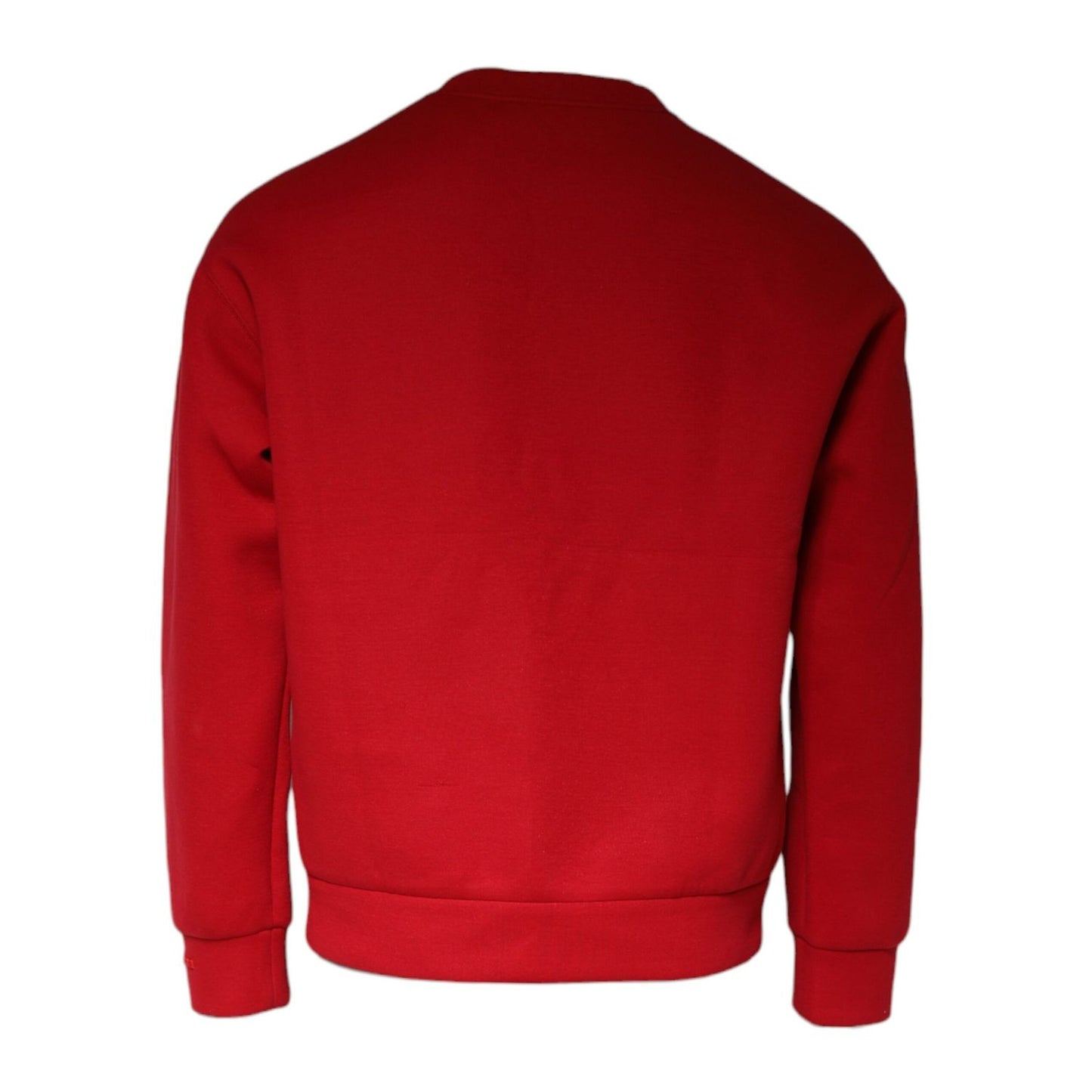 Dolce & Gabbana Maroon DG Logo Cotton Sweatshirt Sweater