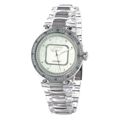 Chronotech Transparent Polycarbonate Dress Watch 1728,67434610848,Accessories,Chronotech,Dress Watches - Watches - Accessories,Men,New with tags,Transparent,Watches - Accessories