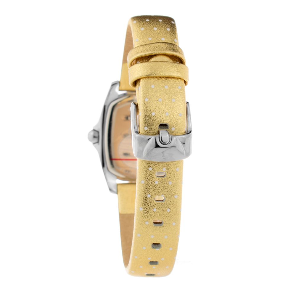 Chronotech Gold Leather Dress Watch 1728,67434610848,Accessories,Chronotech,Dress Watches - Watches - Accessories,Gold,New with tags,Watches - Accessories,Women