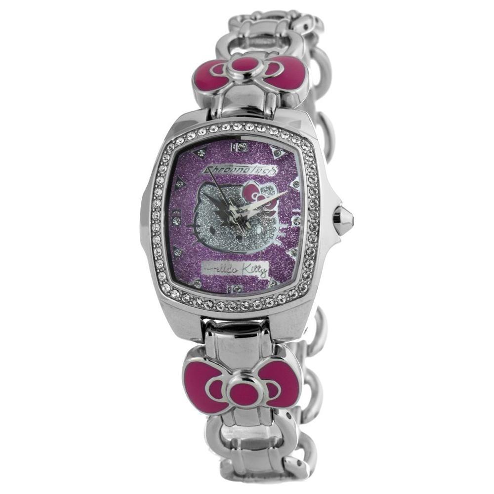 Chronotech Silver Stainless Steel Bracelet Watch