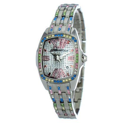 Chronotech Silver Stainless Steel Watch