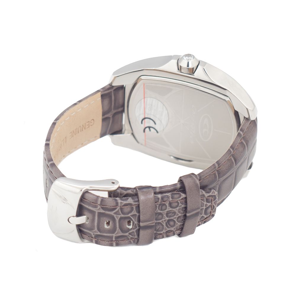 Chronotech Gray Leather Dress Watch1728,67434610848,Accessories,Chronotech,Dress Watches - Watches - Accessories,Gray,Men,New with tags,Watches - Accessories