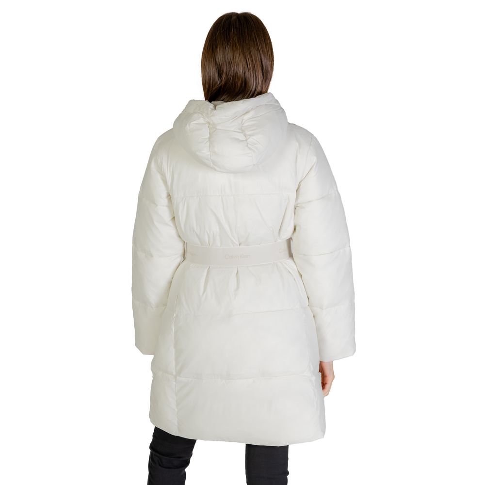Calvin Klein Jeans Cream Nylon Coat 1728,71956299936,Calvin Klein Jeans,Clothing,Coats - Jackets & Coats - Clothing,Cream,IT42|M,IT44|L,Jackets & Coats - Clothing,New with tags,Women