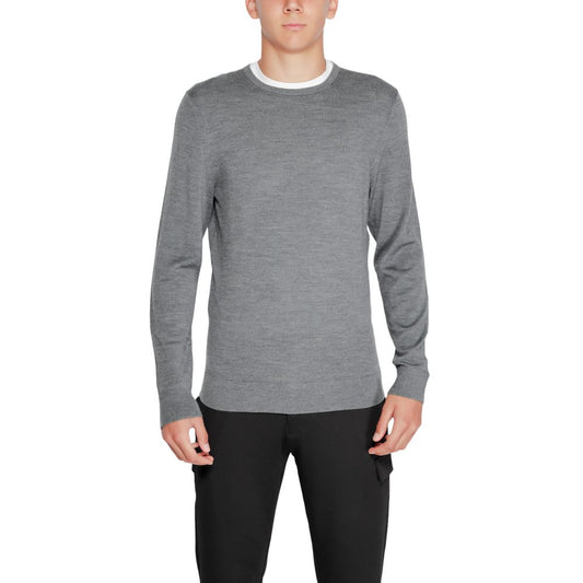 Calvin Klein Gray Recycled Wool Sportswear