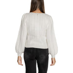 Guess White Polyester Sweater