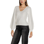 Guess White Polyester Sweater