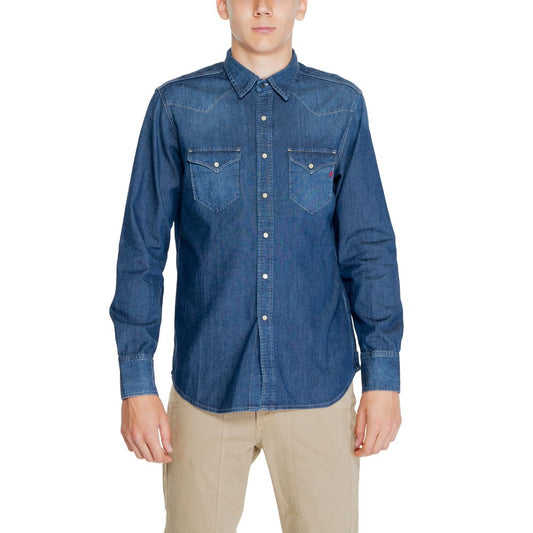 Replay Blue Denim Shirt