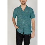 Gianni Lupo Turquoise Viscose Shortsleeve GI-13499400679-IT54 | XXL