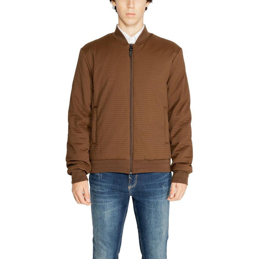 Antony Morato Brown Polyester Jackets & Coat AN-14634000140-IT48 | M