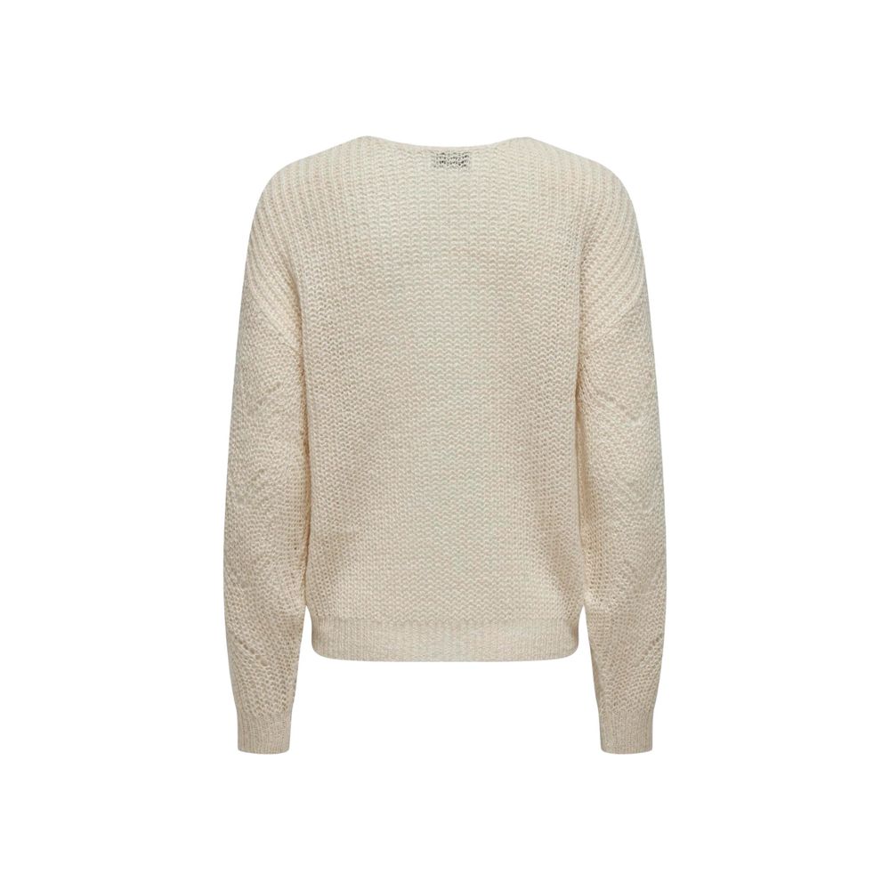 Jacqueline De Yong Cream Marabou Sweater