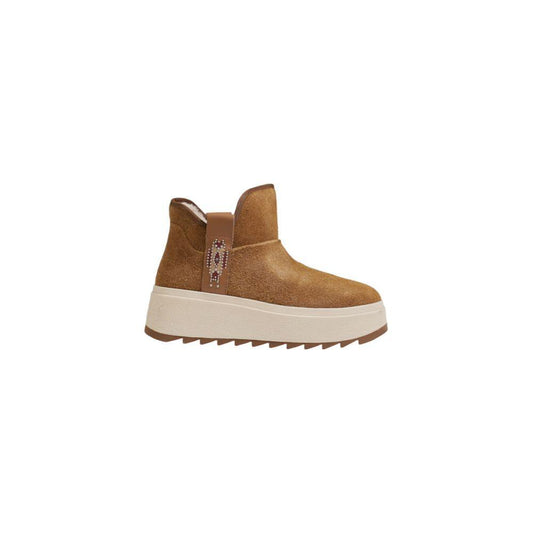 ASH Brown Suede Leather Ankle AS-15559700484-EU37/US7