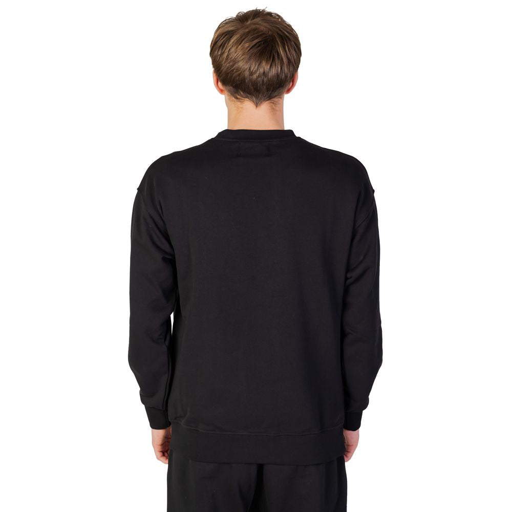 Underclub Black Cotton Sweatshirt