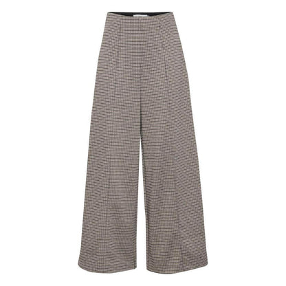 ICHI Beige Polyester Pant
