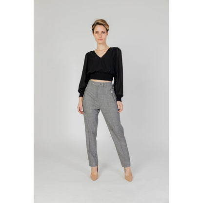 Morgan De Toi Black Polyester Pant