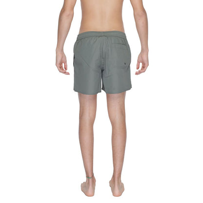 Emporio Armani Underwear Green Polyester Swim Short