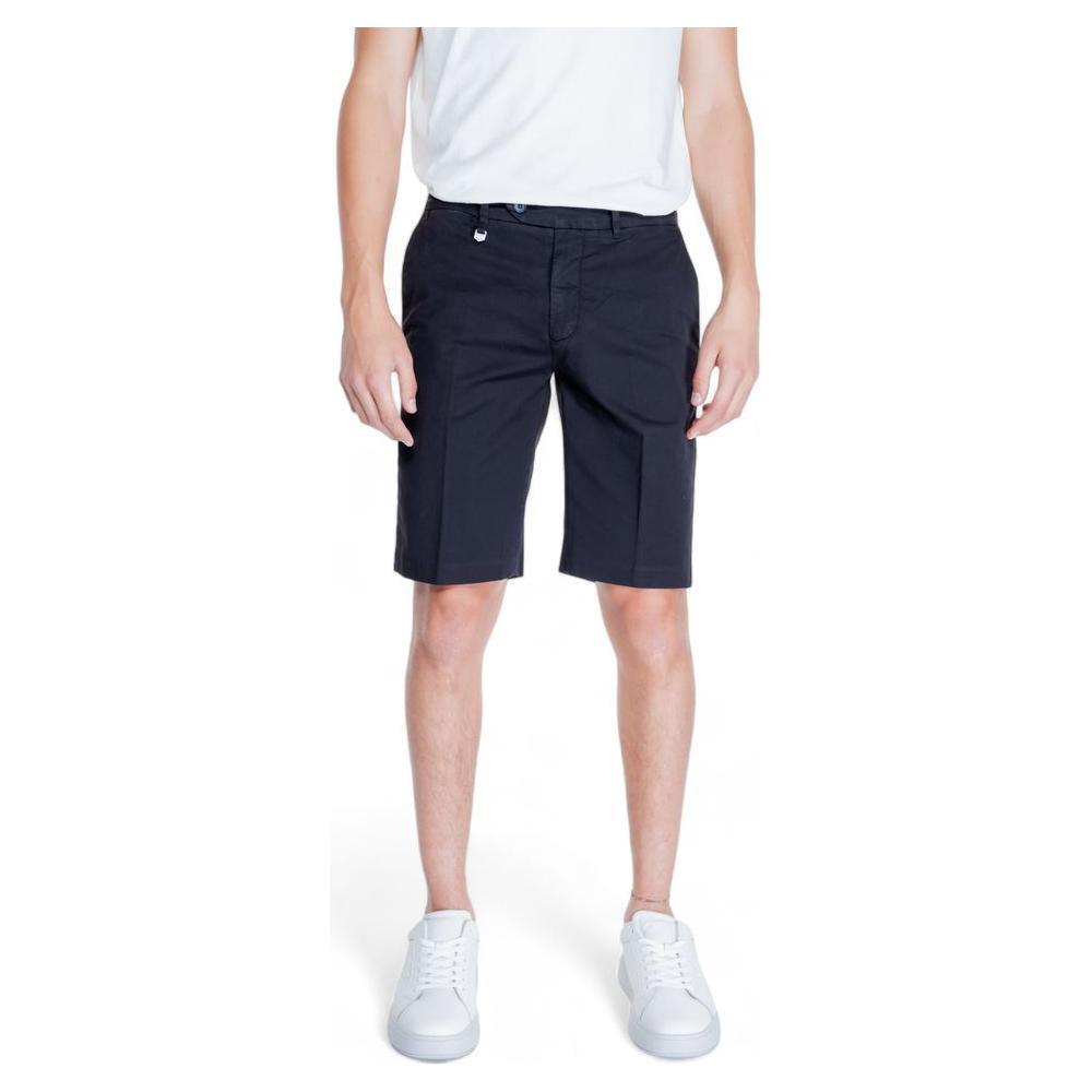 Antony Morato Black Cotton Bermuda