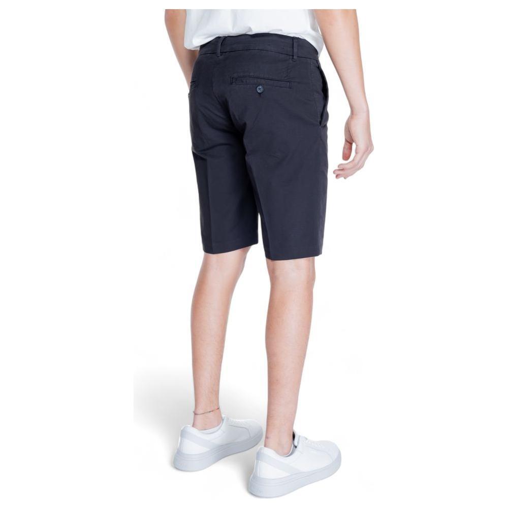 Antony Morato Black Cotton Bermuda