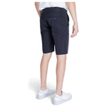 Antony Morato Black Cotton Bermuda