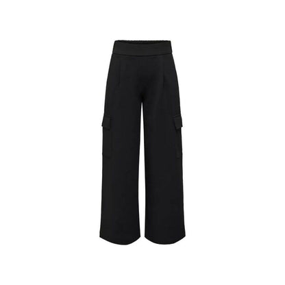 Jacqueline De Yong Black Polyester Pant