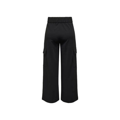 Jacqueline De Yong Black Polyester Pant
