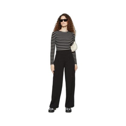 Jacqueline De Yong Black Polyester Pant