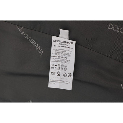 Dolce & Gabbana Gray STAFF Cotton Rayon Vest