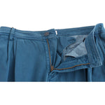 GF Ferre Blue Cotton Straight Fit Chinos