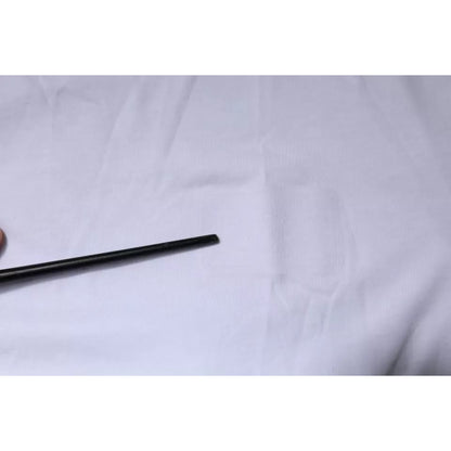 Dolce & Gabbana White DG Logo Cotton Crew Neck T-shirt