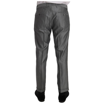 Dolce & Gabbana Black Stretch Crystal Bee Slim Fit Suit