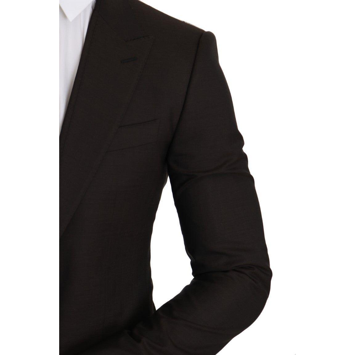 Dolce & Gabbana Brown Wool SICILIA Jacket Coat Blazer1728,67345645728,Blazers - Men - Clothing,Blazers - Suits & Blazers - Clothing,Brown,Clothing,Dolce & Gabbana,IT44 | XS,Material: 100% lana virgen,Men,Men - Clothing,New with tags,Suits & Blazers - Clot