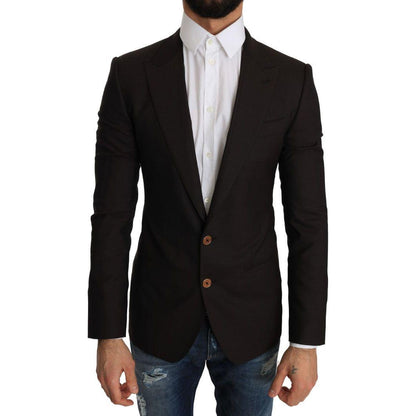 Dolce & Gabbana Brown Wool SICILIA Jacket Coat Blazer1728,67345645728,Blazers - Men - Clothing,Blazers - Suits & Blazers - Clothing,Brown,Clothing,Dolce & Gabbana,IT44 | XS,Material: 100% lana virgen,Men,Men - Clothing,New with tags,Suits & Blazers - Clot
