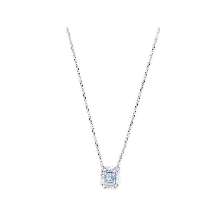 SWAROVSKI Mod. 5614926 silver 925° necklace with quartz analog movement and calendar function, 38mm mineral case, water resistant 3 ATM