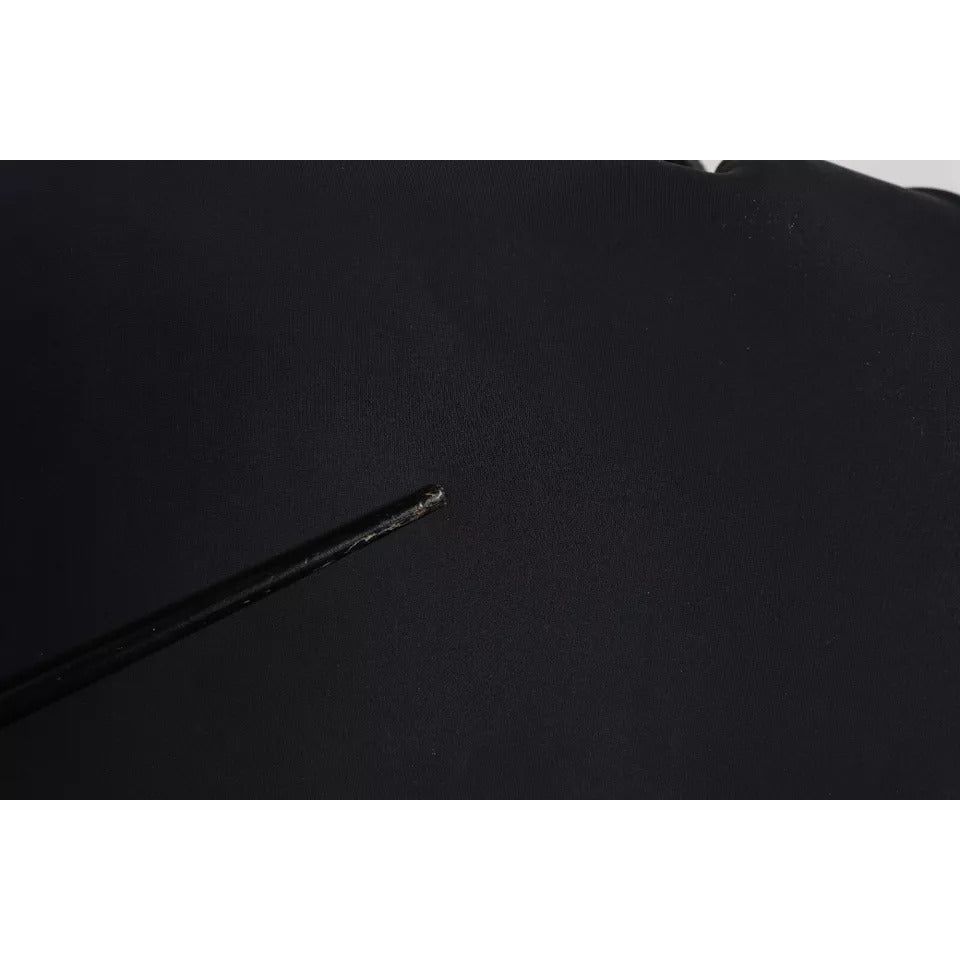 Dolce & Gabbana Black Neoprene Nylon DG Logo School Backpack Bag