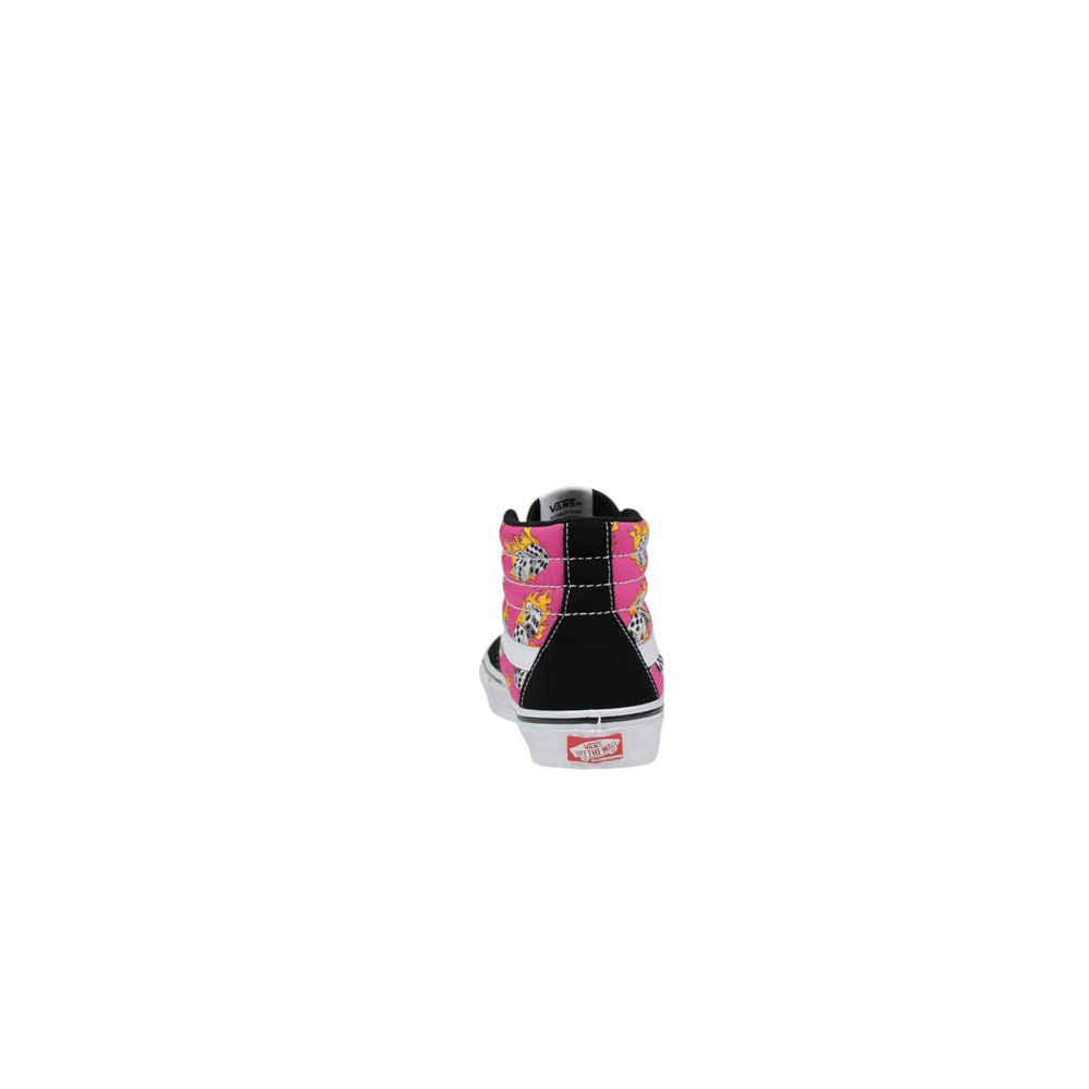 Vans Pink Suede Leather High Top Sneakers
