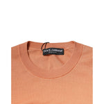Dolce & Gabbana Beige Wool Crewneck Pullover Cropped Sweater