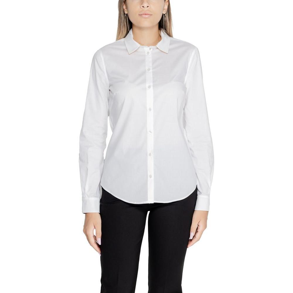 Alviero Martini Prima Classe White Cotton Shirt AL-14625100008-IT50 | XXL