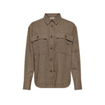 Jacqueline De Yong Beige Recycled Cotton Shirt
