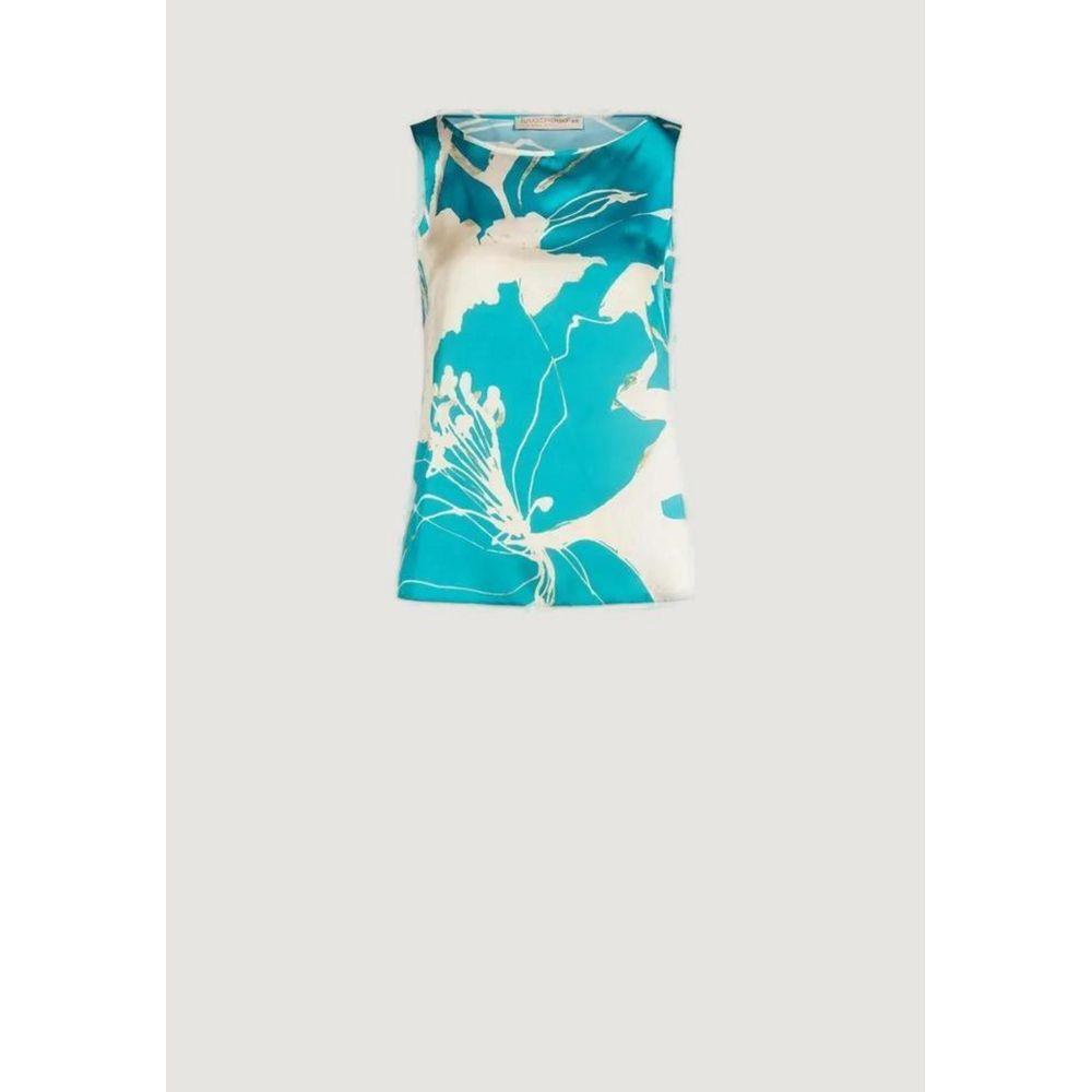 Rinascimento Turquoise Polyester Blouse RI-13509800679-IT38|XS