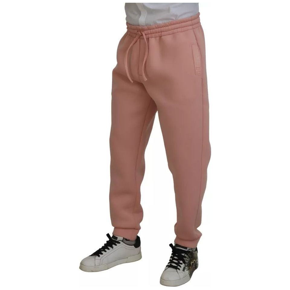 Dolce & Gabbana Pink Polyester Sweatpants Jogger Pants PAN74786-48