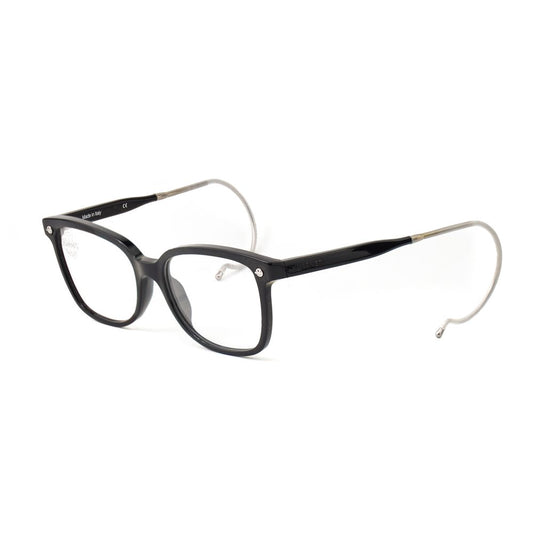Vuarnet Black Acetate Frames for women, flexible pin-optique design, dimensions 50/17/110 mm, stylish black color, acetate material.