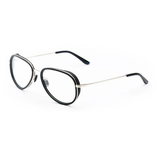 Vuarnet Gray Stainless Steel Frames with black optic clip-on, dimensions 54/17/145mm, stylish and durable eyewear option.