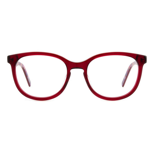 M Missoni Red Acetate Frames, women's eyeglasses, lens/bridge/temple size 52/18/140 mm