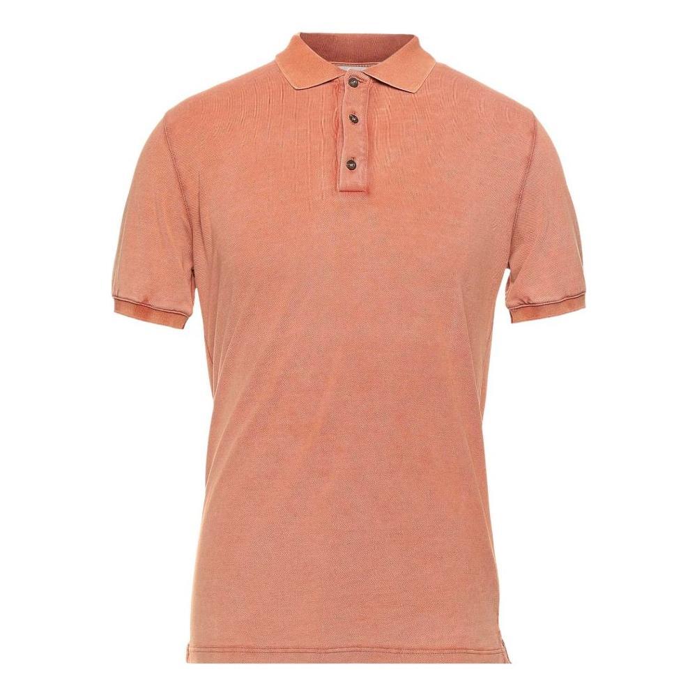 Alpha Studio Pink Cotton Polo Shirt AL-14584-IT54 | XXL