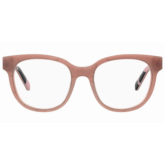 Love Moschino Orange Acetate Frames with 51/18/140 mm dimensions for women